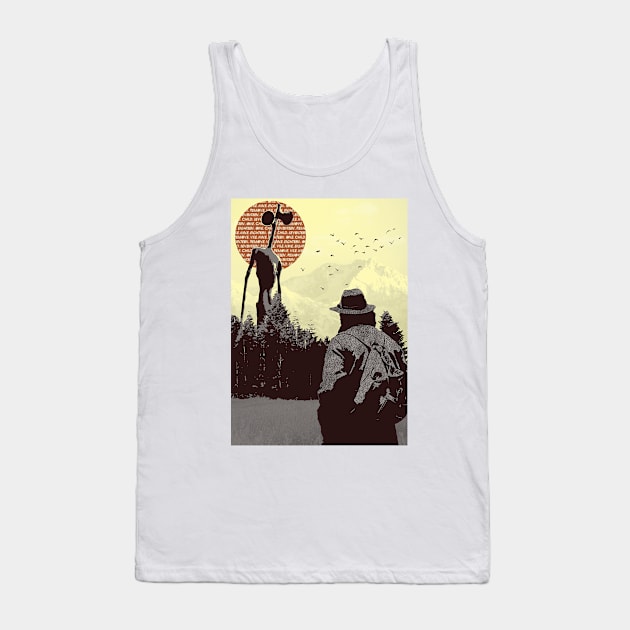 An Unfortunate Encounter - Sirenhead (Sirenhead) Tank Top by Backwoods Design Co